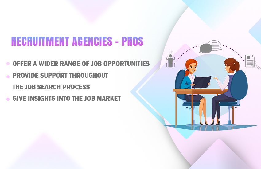 Pros of using recruitment agencies